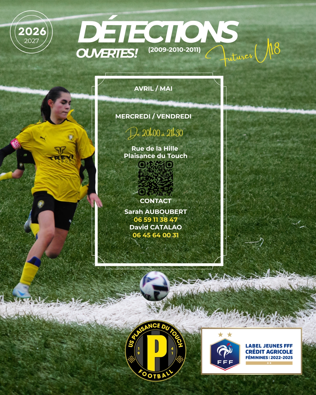 Détection Saison 2026-2027